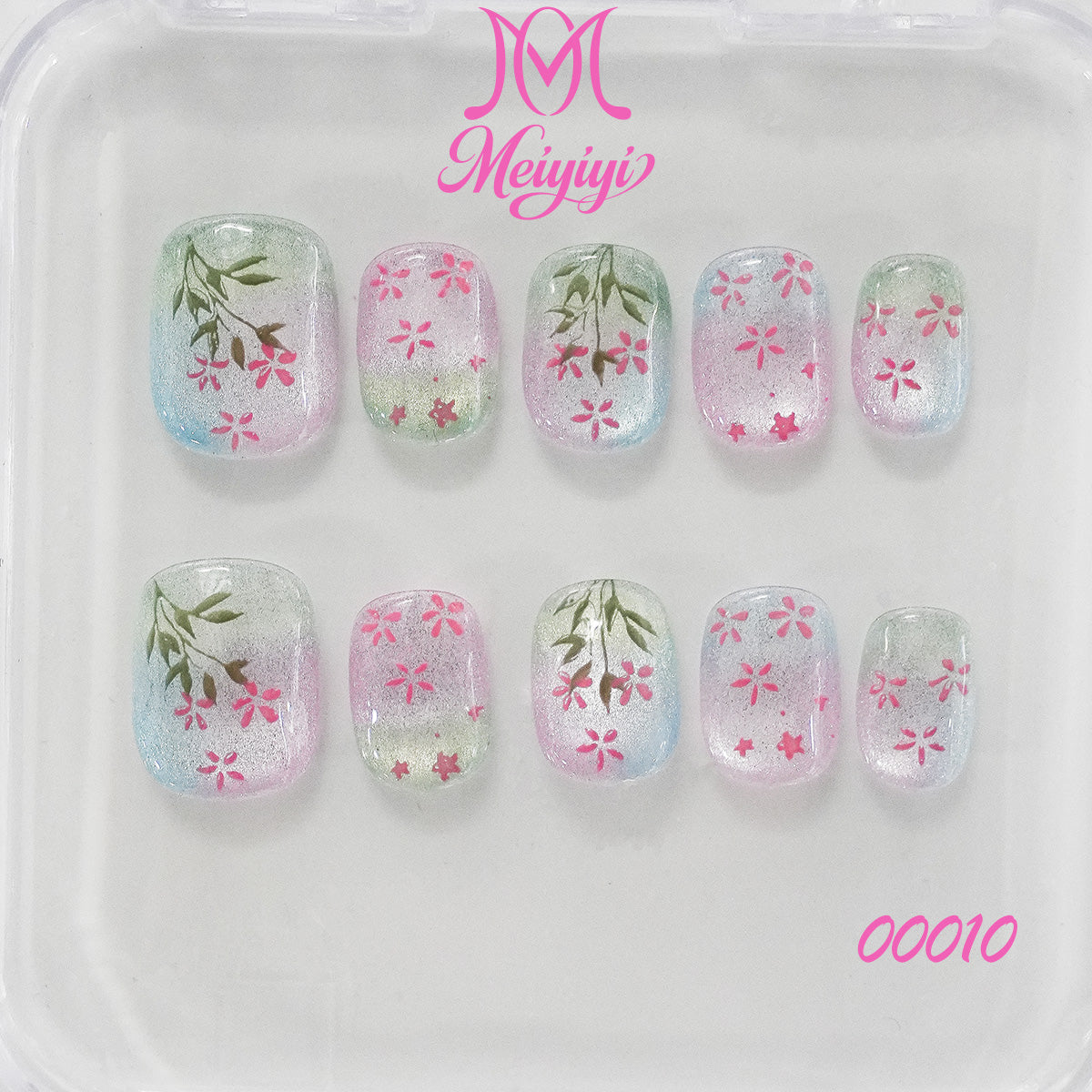 00010-MYY's designer original high-end design customized luxury hand-painted wearable nail art