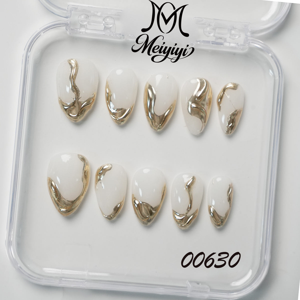 00630-MYY's designer original high-end design customized luxury hand-painted wearable nail art