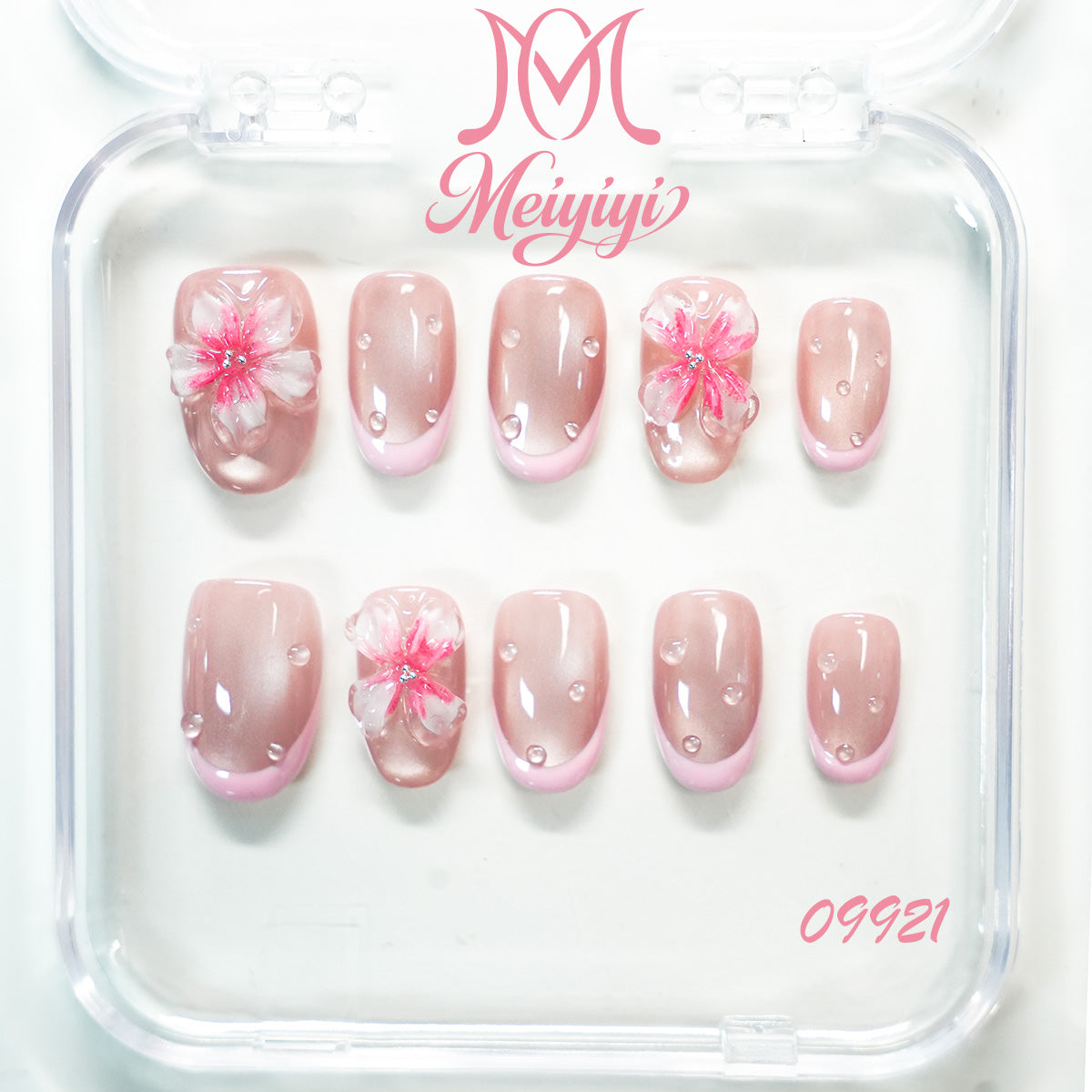 09921-MYY's designer original high-end design customized luxury hand-painted wearable nail art