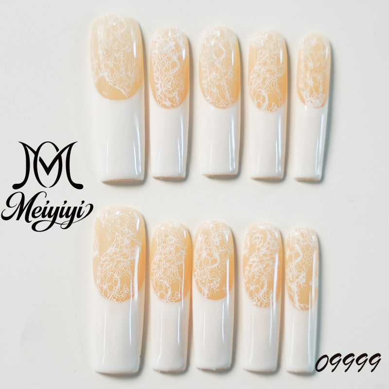 09999-MYY's designer original high-end design customized luxury hand-painted wearable nail art