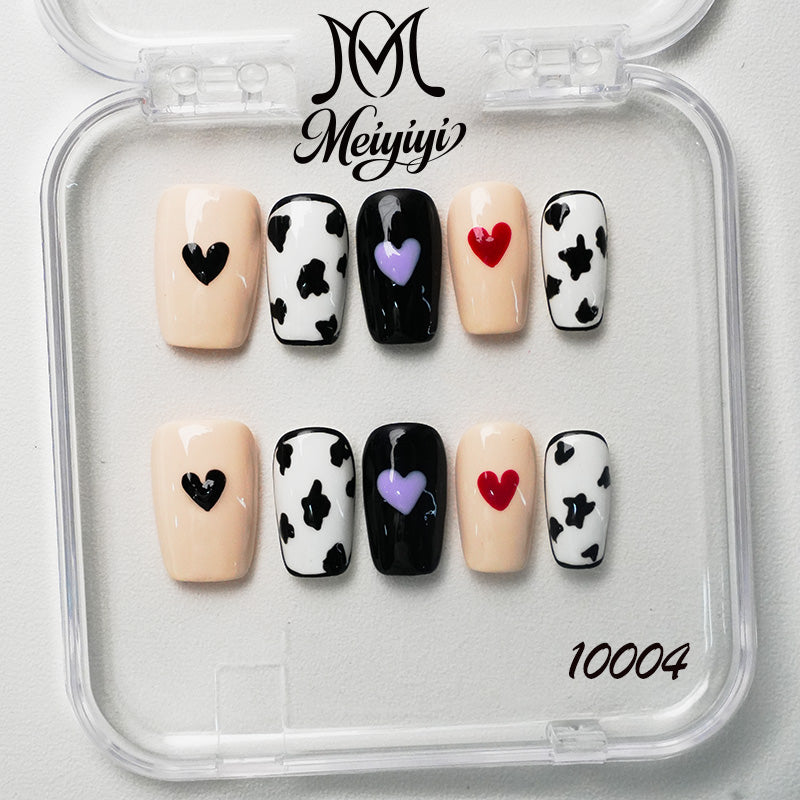 10004-MYY's designer original high-end design customized luxury hand-painted wearable nail art