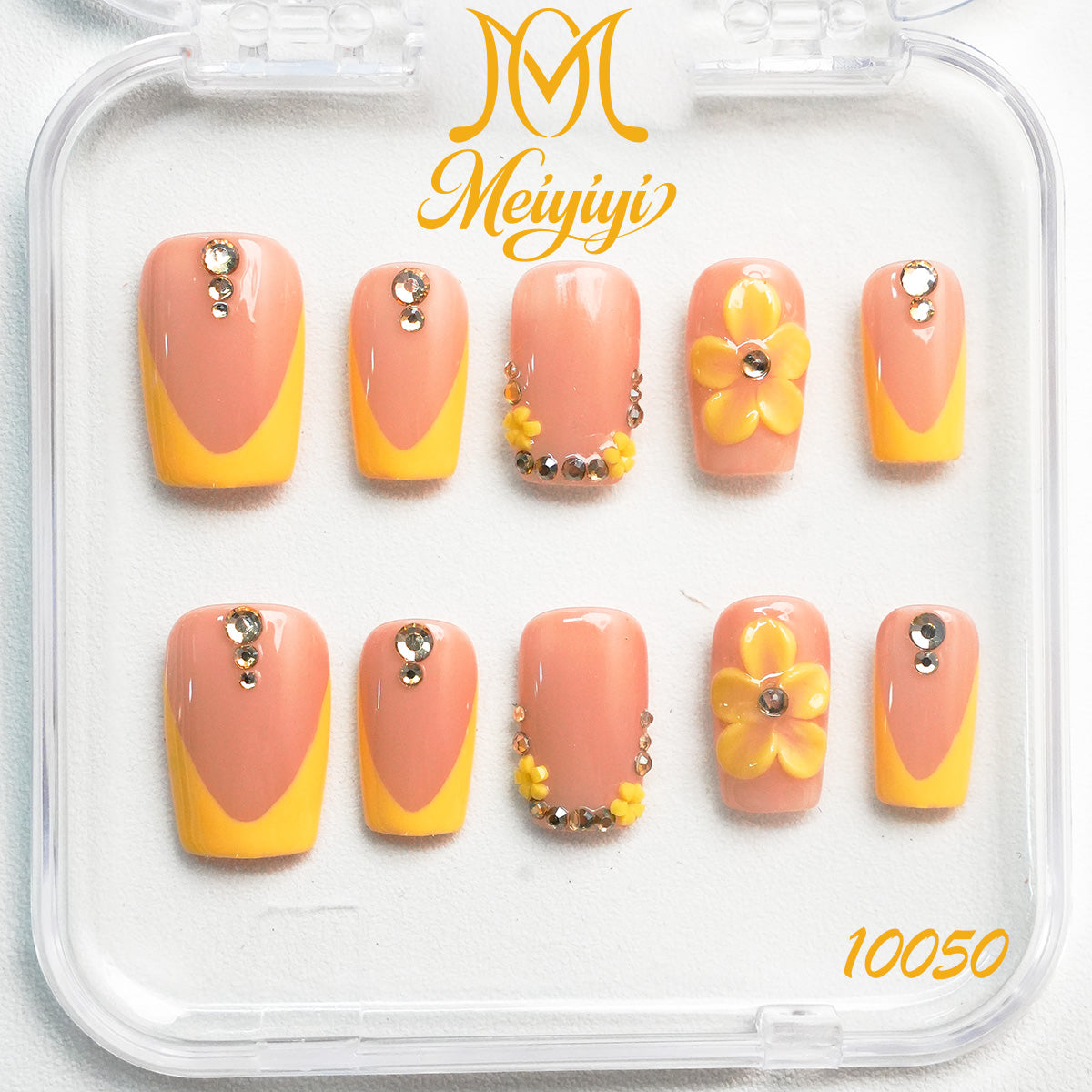 10050-MYY's designer original high-end design customized luxury hand-painted wearable nail art