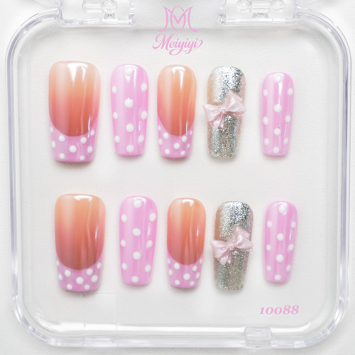 10088-MYY's designer original high-end design customized luxury hand-painted wearable nail art