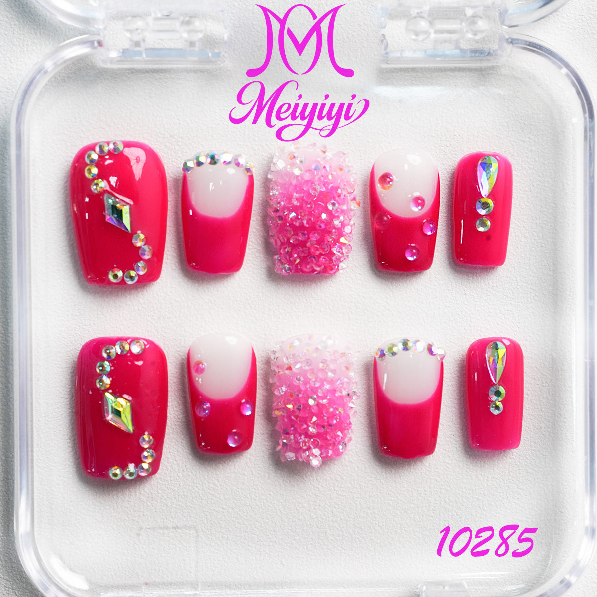 10285-MYY's designer original high-end design customized luxury hand-painted wearable nail art