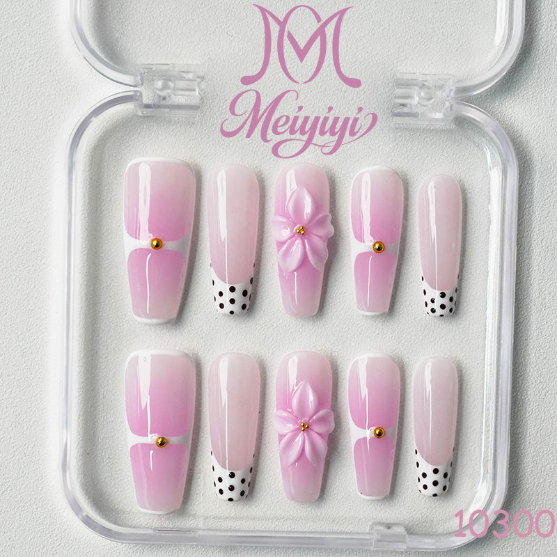 10300-MYY's designer original high-end design customized luxury hand-painted wearable nail art