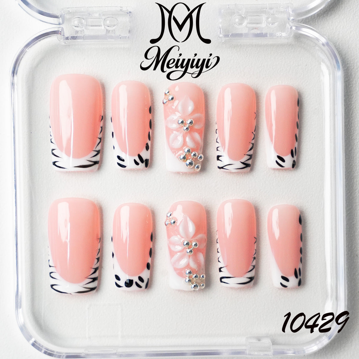 10429-MYY's designer original high-end design customized luxury hand-painted wearable nail art