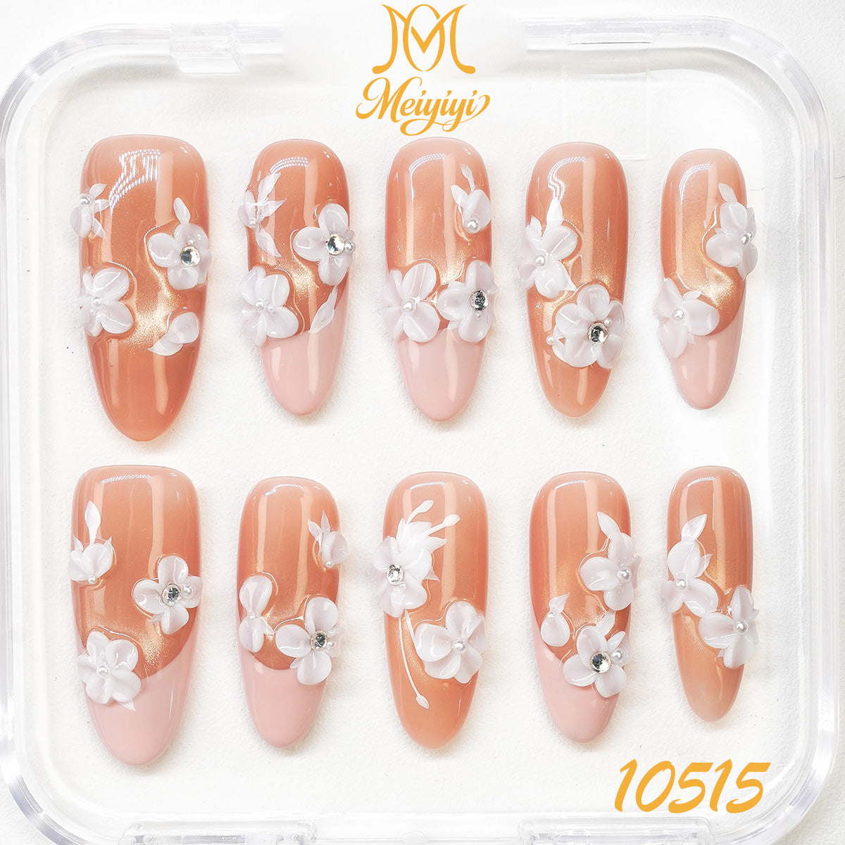 10515-MYY's designer original high-end design customized luxury hand-painted wearable nail art
