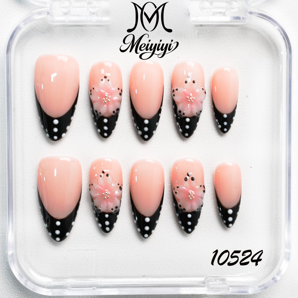 10524-MYY's designer original high-end design customized luxury hand-painted wearable nail art