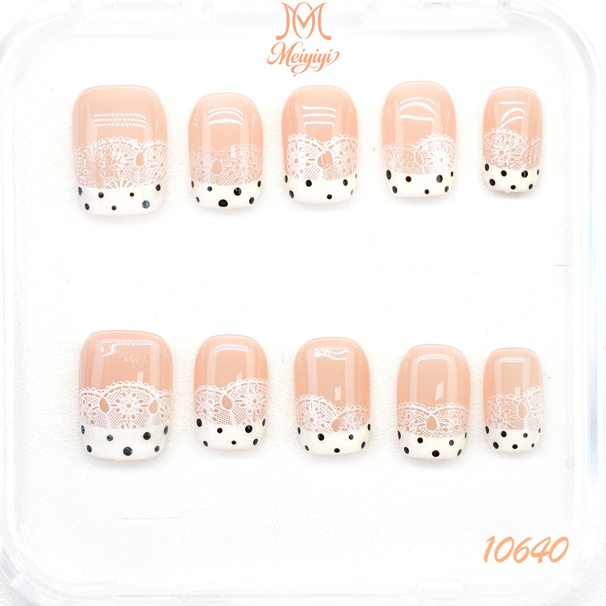 10640-MYY's designer original high-end design customized luxury hand-painted wearable nail art