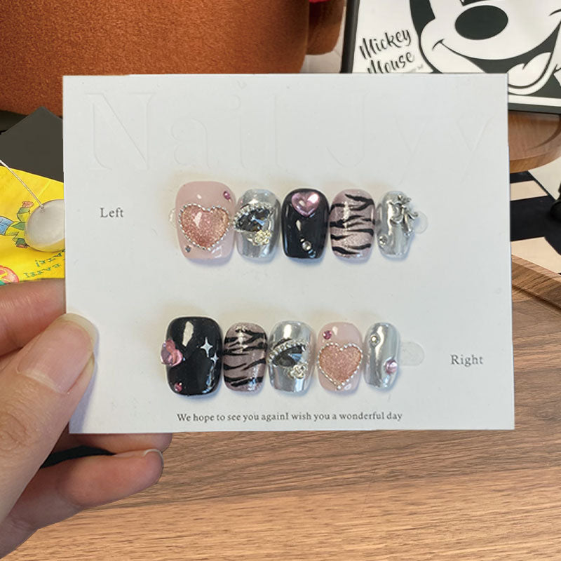 A1243-MYY's designer original high-end design customized luxury hand-painted wearable nail art