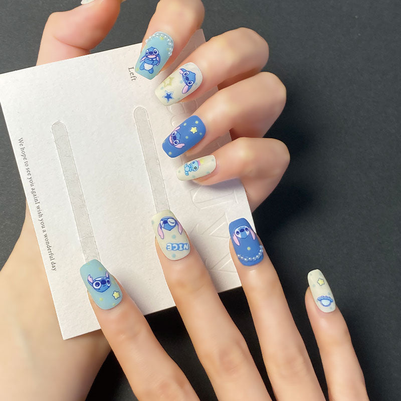 A1210-MYY's designer original high-end design customized luxury hand-painted wearable nail art