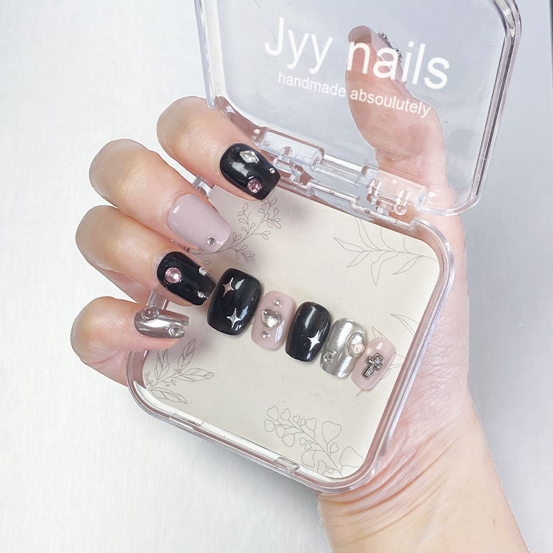 A1242-MYY's designer original high-end design customized luxury hand-painted wearable nail art
