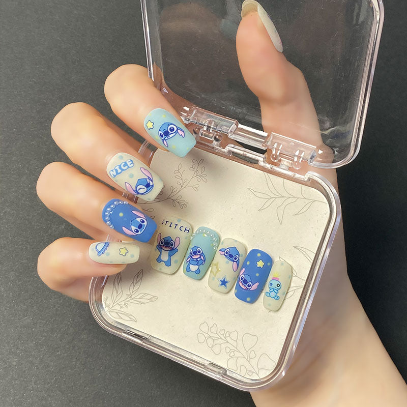 A1210-MYY's designer original high-end design customized luxury hand-painted wearable nail art