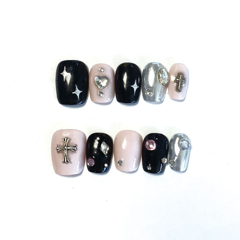 A1242-MYY's designer original high-end design customized luxury hand-painted wearable nail art