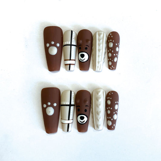 MYY's designer original high-end design customized luxury hand-painted wearable nail art
