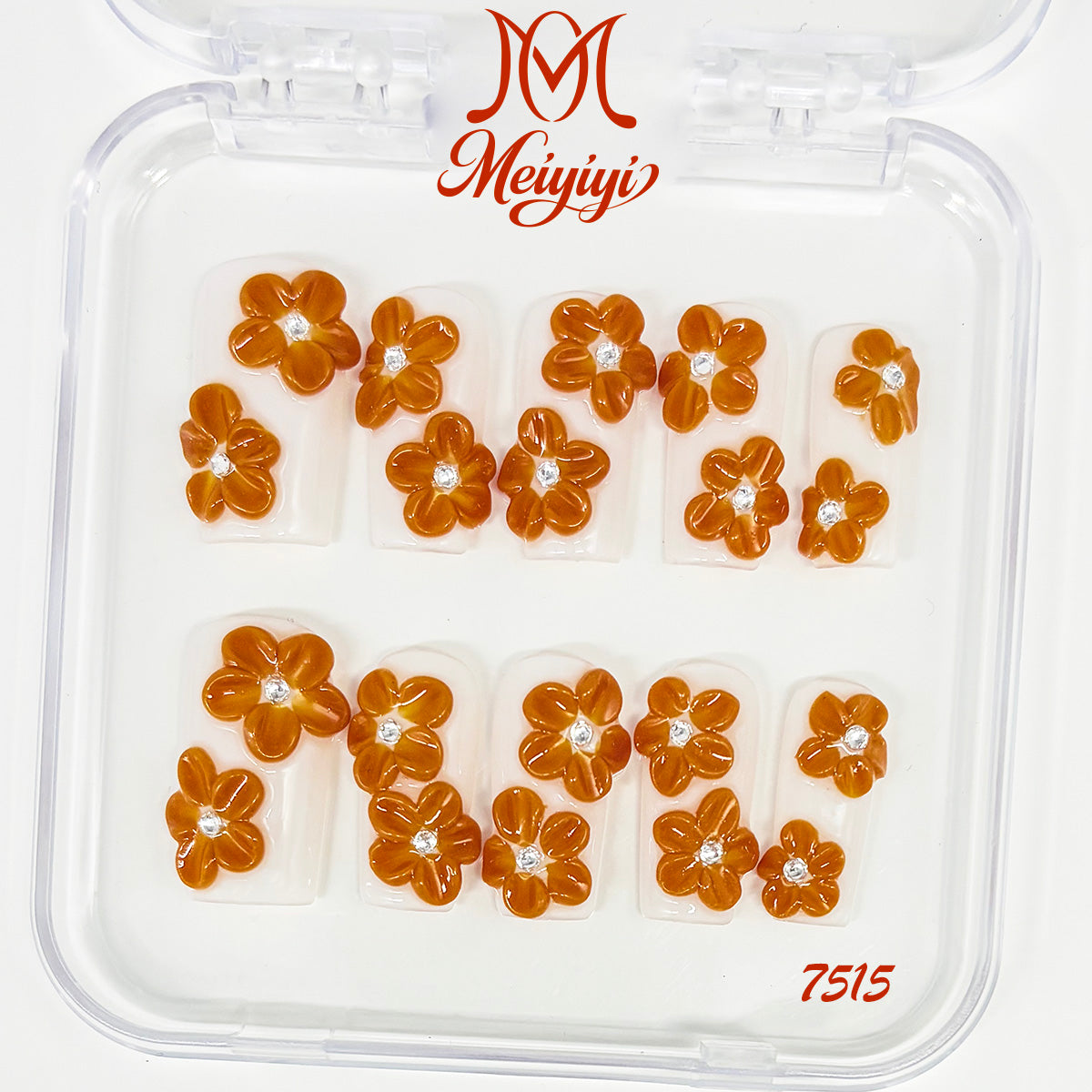 7515-MYY's designer original high-end design customized luxury hand-painted wearable nail art