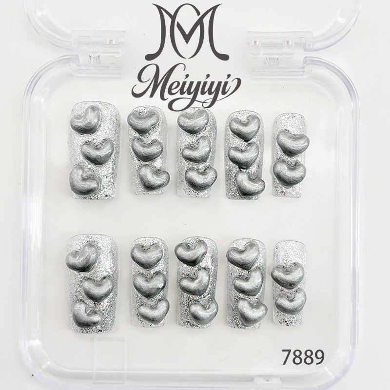 7889-MYY's designer original high-end design customized luxury hand-painted wearable nail art