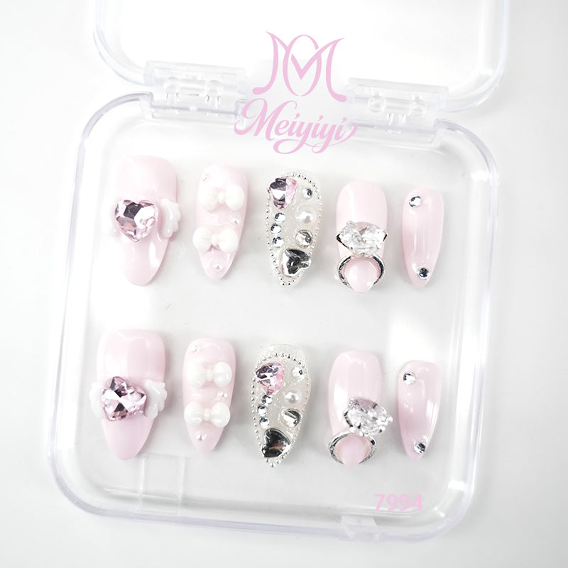 7994-MYY's designer original high-end design customized luxury hand-painted wearable nail art