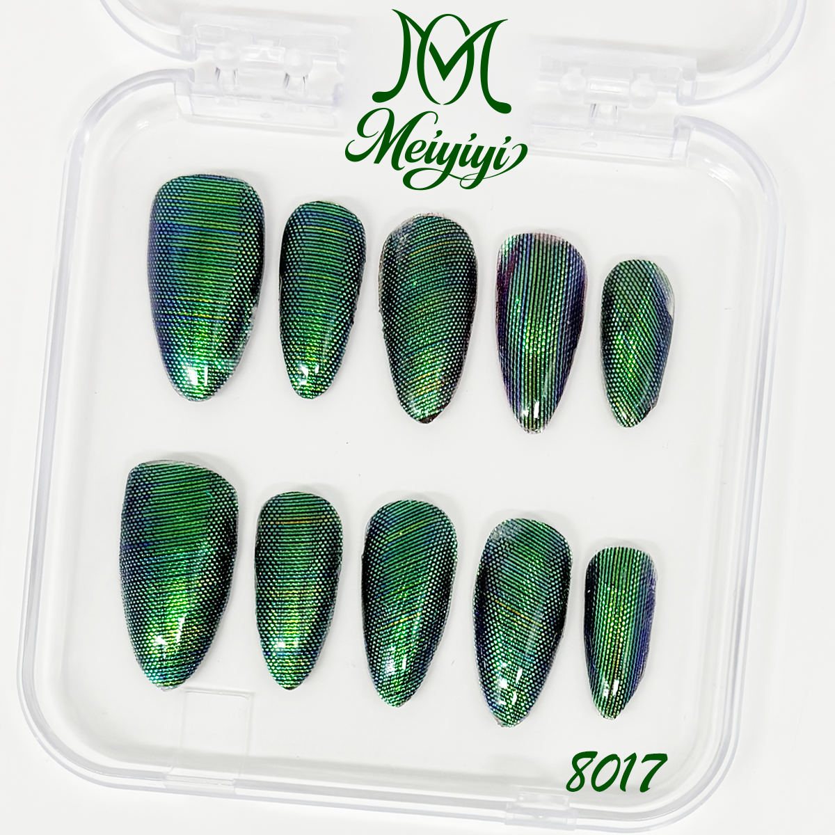 8017-MYY's designer original high-end design customized luxury hand-painted wearable nail art