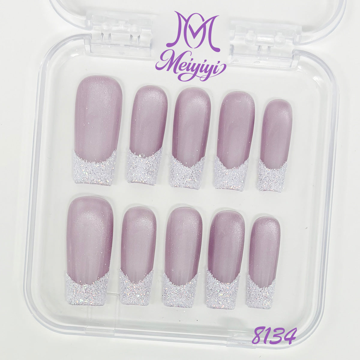 8134-MYY's designer original high-end design customized luxury hand-painted wearable nail art