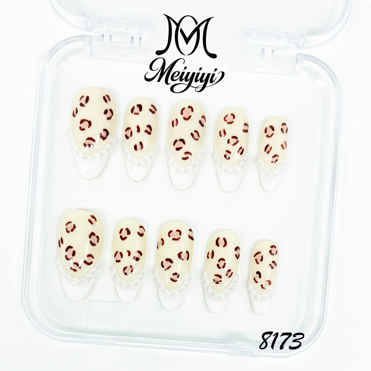 8173-MYY's designer original high-end design customized luxury hand-painted wearable nail art