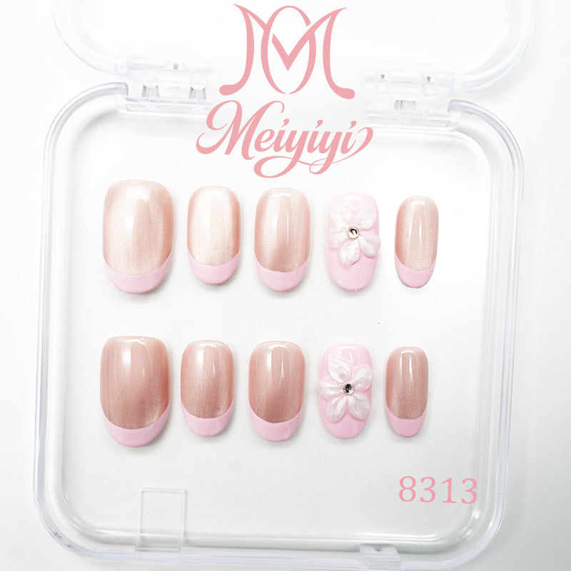 8313-MYY's designer original high-end design customized luxury hand-painted wearable nail art