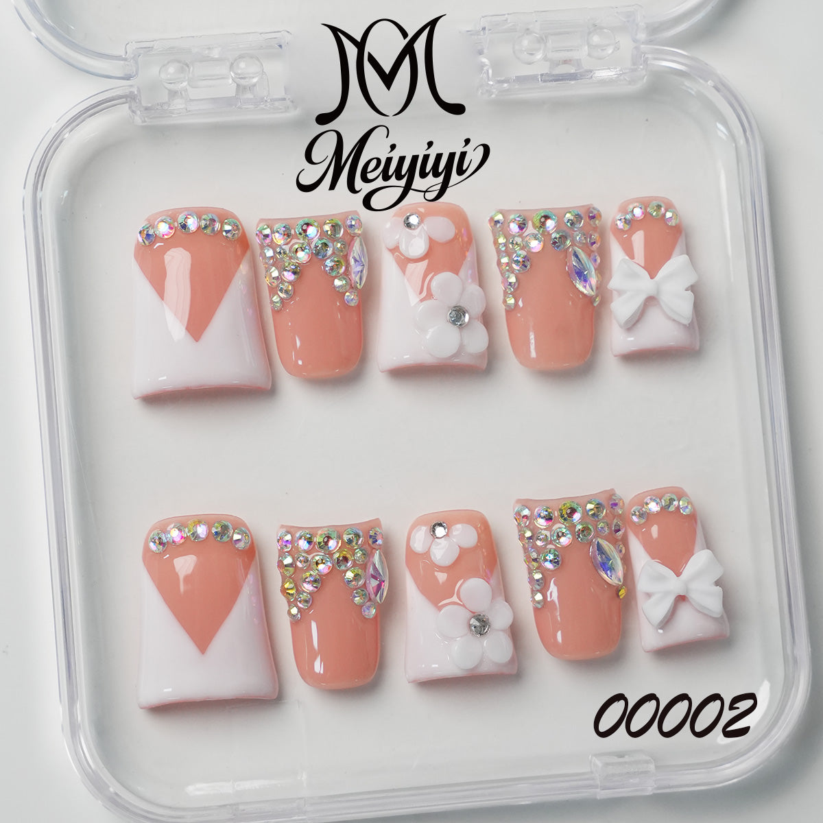 00002-MYY's designer original high-end design customized luxury hand-painted wearable nail art