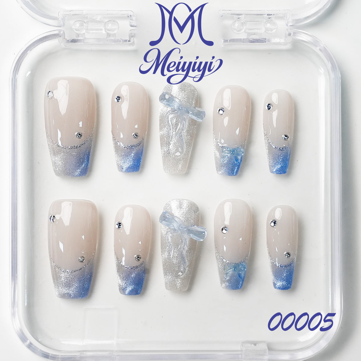 00005-MYY's designer original high-end design customized luxury hand-painted wearable nail art