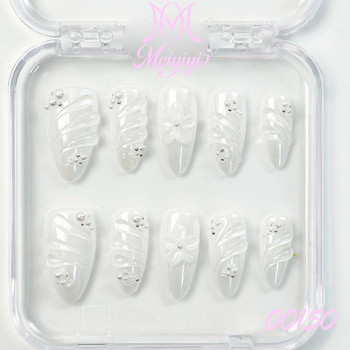 00150-MYY's designer original high-end design customized luxury hand-painted wearable nail art
