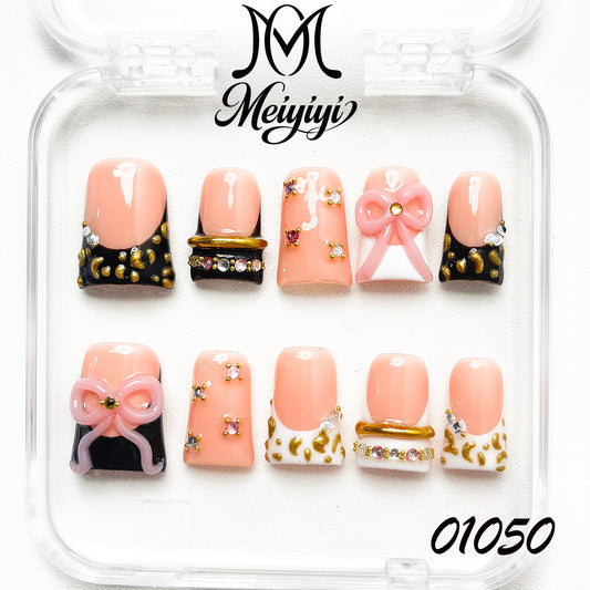 01050-MYY's designer original high-end design customized luxury hand-painted wearable nail art