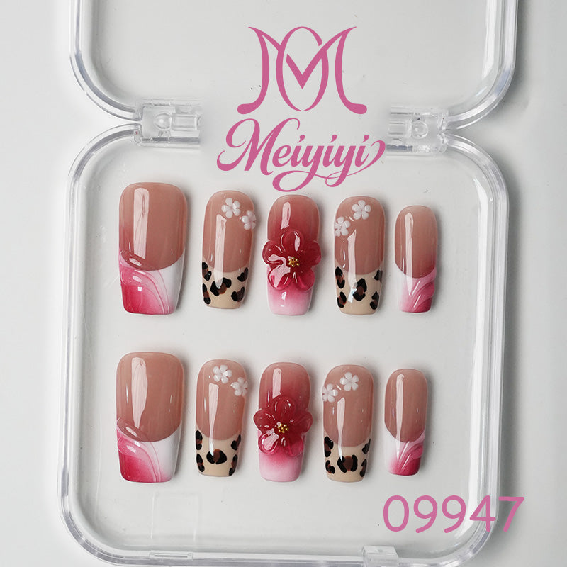 09947-MYY's designer original high-end design customized luxury hand-painted wearable nail art
