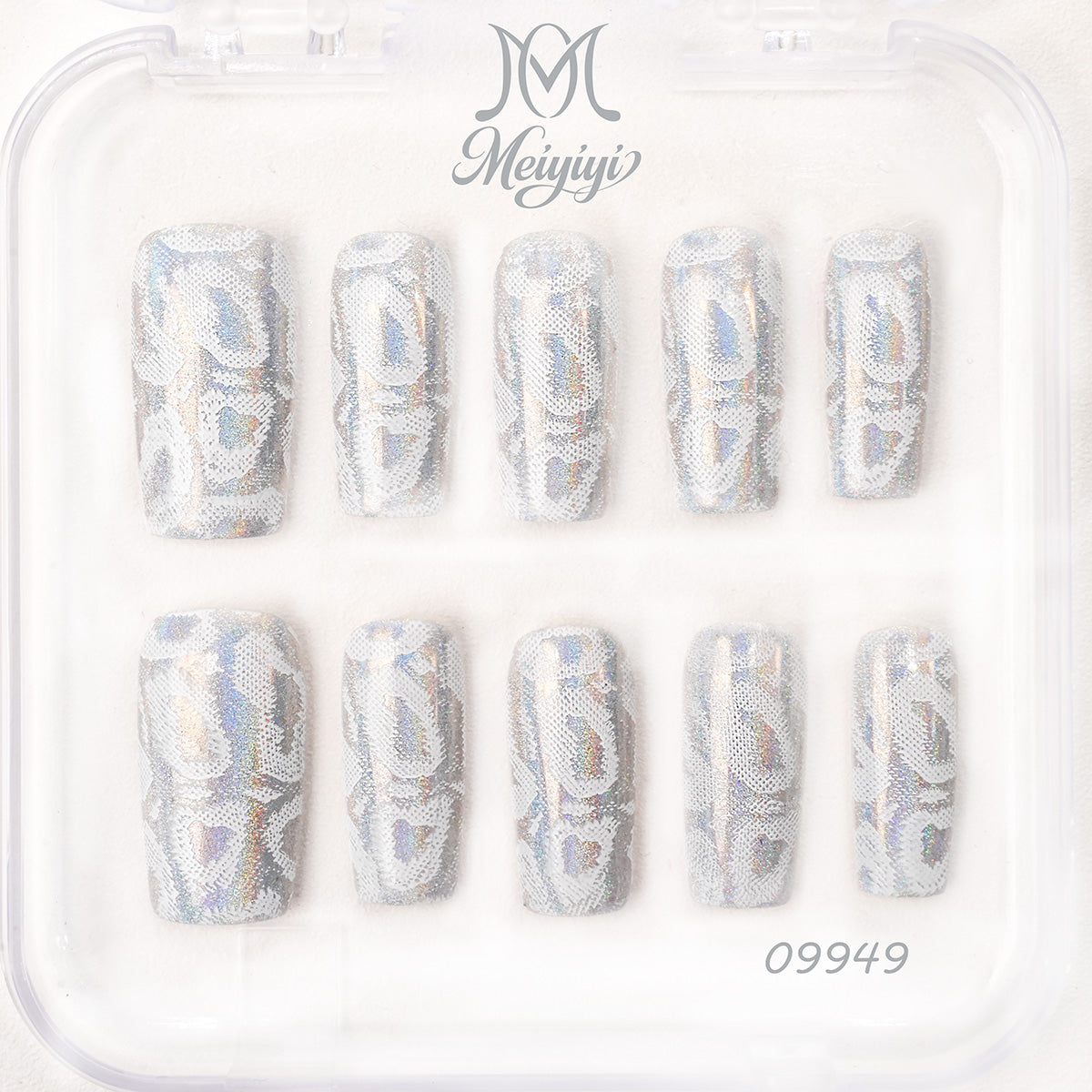 09949-MYY's designer original high-end design customized luxury hand-painted wearable nail art