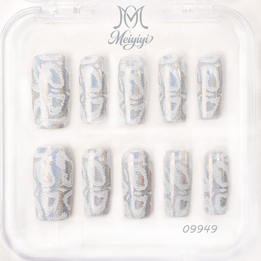 09949-MYY's designer original high-end design customized luxury hand-painted wearable nail art