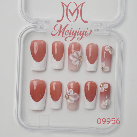 09956-MYY's designer original high-end design customized luxury hand-painted wearable nail art