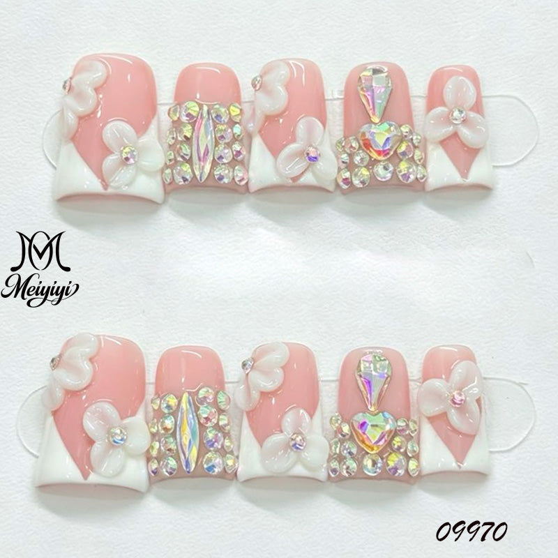 09970-MYY's designer original high-end design customized luxury hand-painted wearable nail art