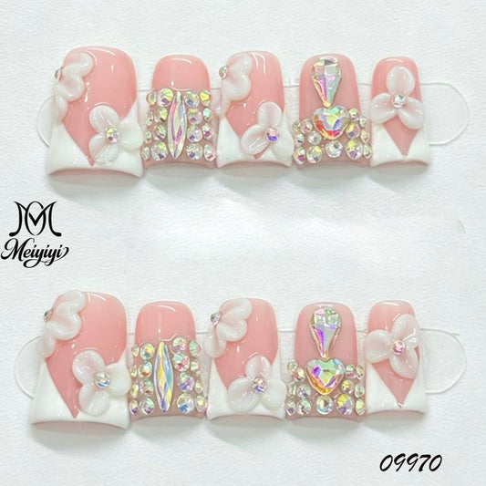 09970-MYY's designer original high-end design customized luxury hand-painted wearable nail art