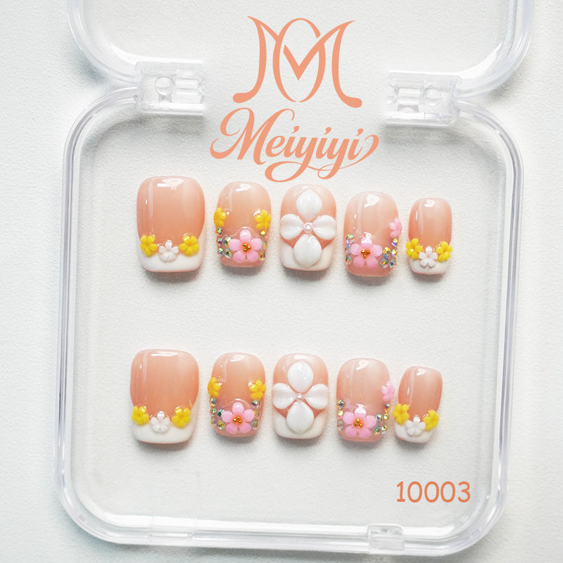 10003-MYY's designer original high-end design customized luxury hand-painted wearable nail art