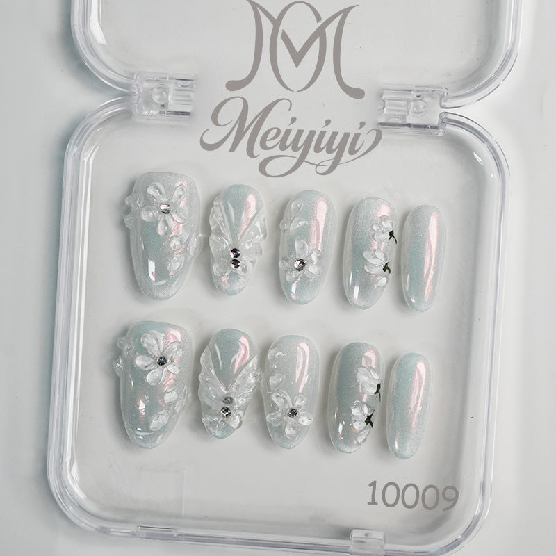 10009-MYY's designer original high-end design customized luxury hand-painted wearable nail art