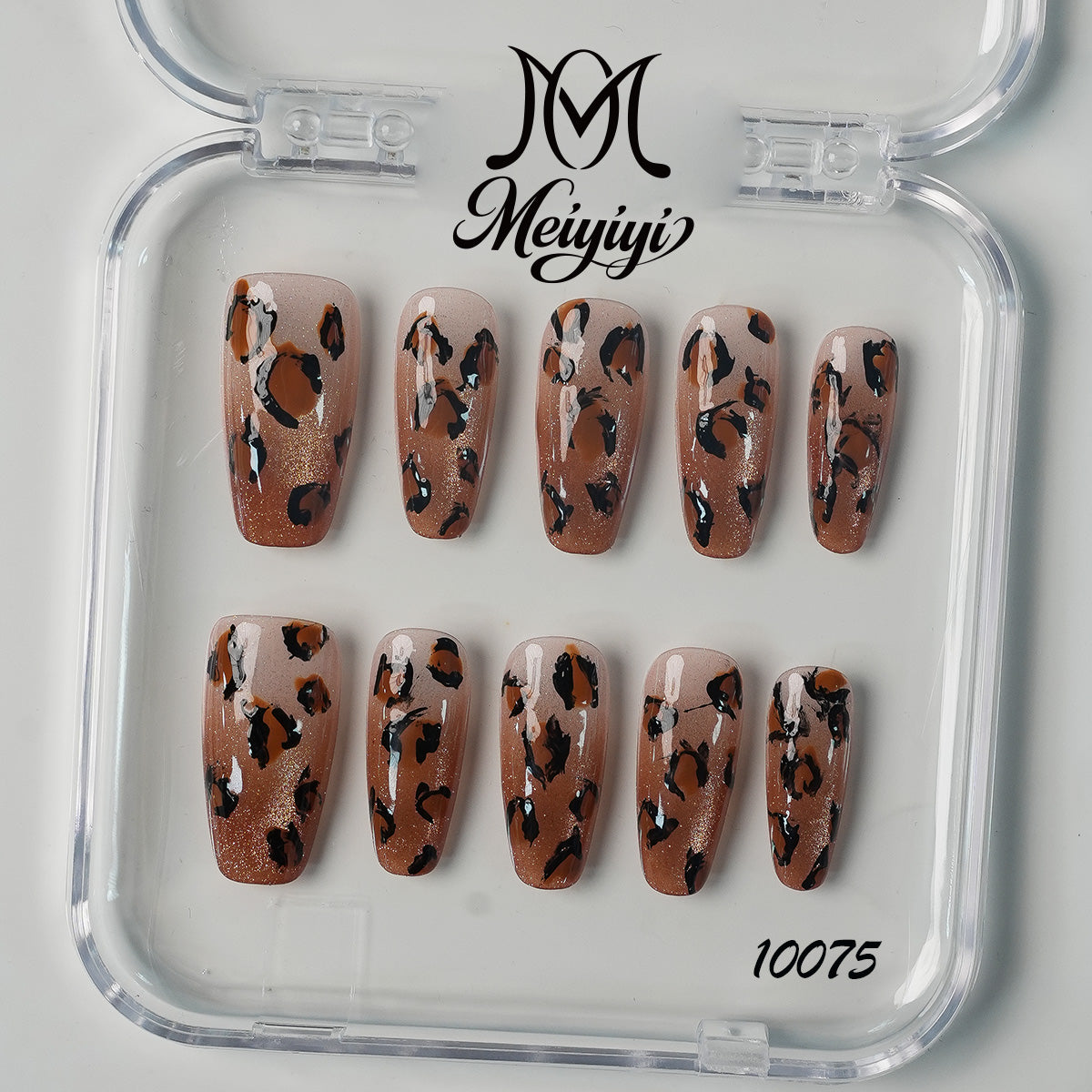 10075-MYY's designer original high-end design customized luxury hand-painted wearable nail art