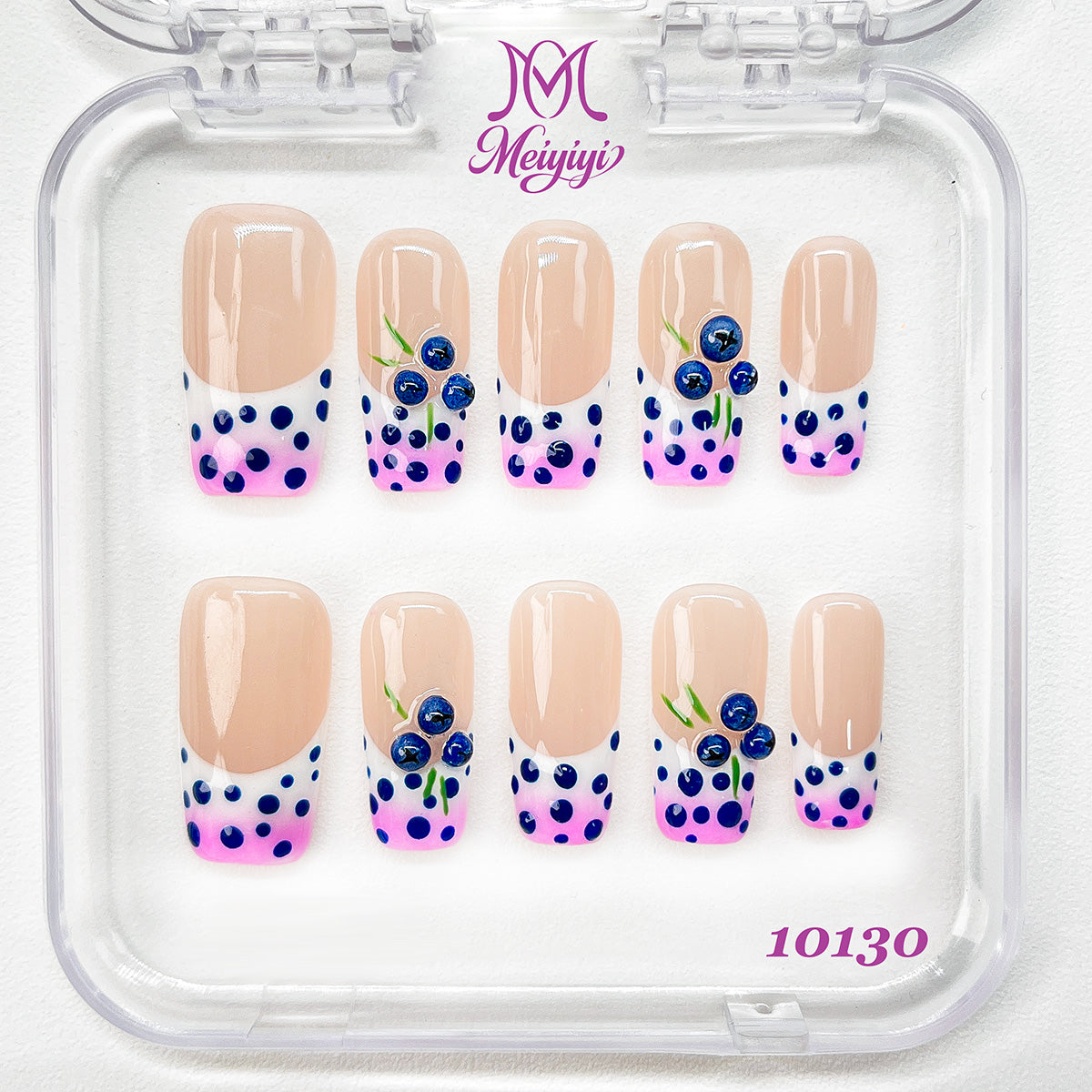 10130-MYY's designer original high-end design customized luxury hand-painted wearable nail art