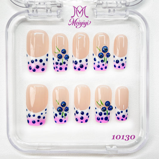 10130-MYY's designer original high-end design customized luxury hand-painted wearable nail art