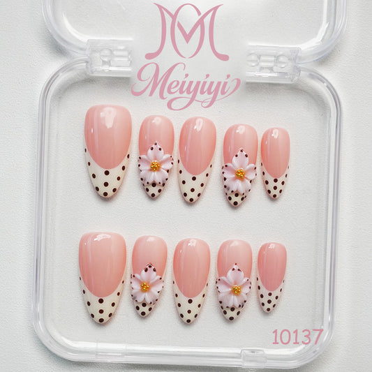 10137-MYY's designer original high-end design customized luxury hand-painted wearable nail art