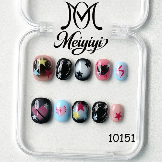 10151-MYY's designer original high-end design customized luxury hand-painted wearable nail art