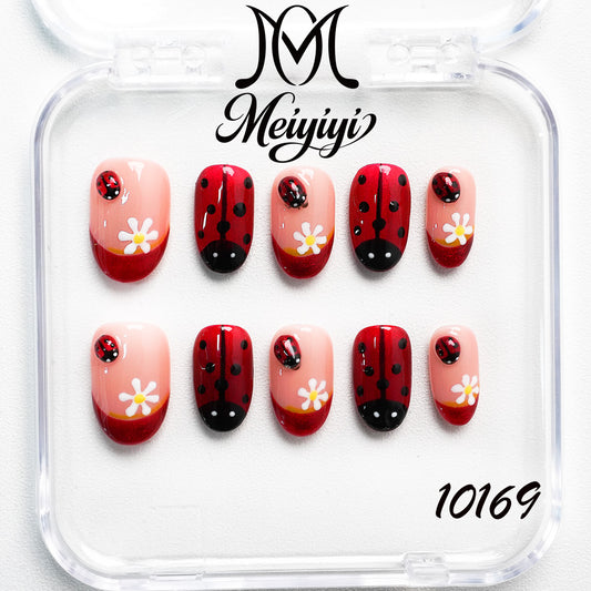 10169-MYY's designer original high-end design customized luxury hand-painted wearable nail art