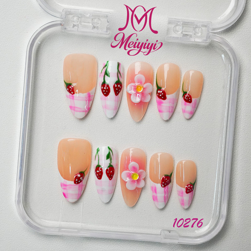 10276-MYY's designer original high-end design customized luxury hand-painted wearable nail art