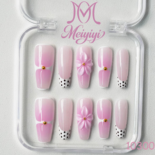 10300-MYY's designer original high-end design customized luxury hand-painted wearable nail art