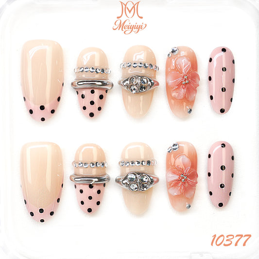 10377-MYY's designer original high-end design customized luxury hand-painted wearable nail art