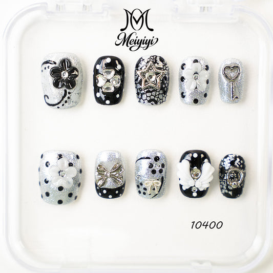 10400-MYY's designer original high-end design customized luxury hand-painted wearable nail art