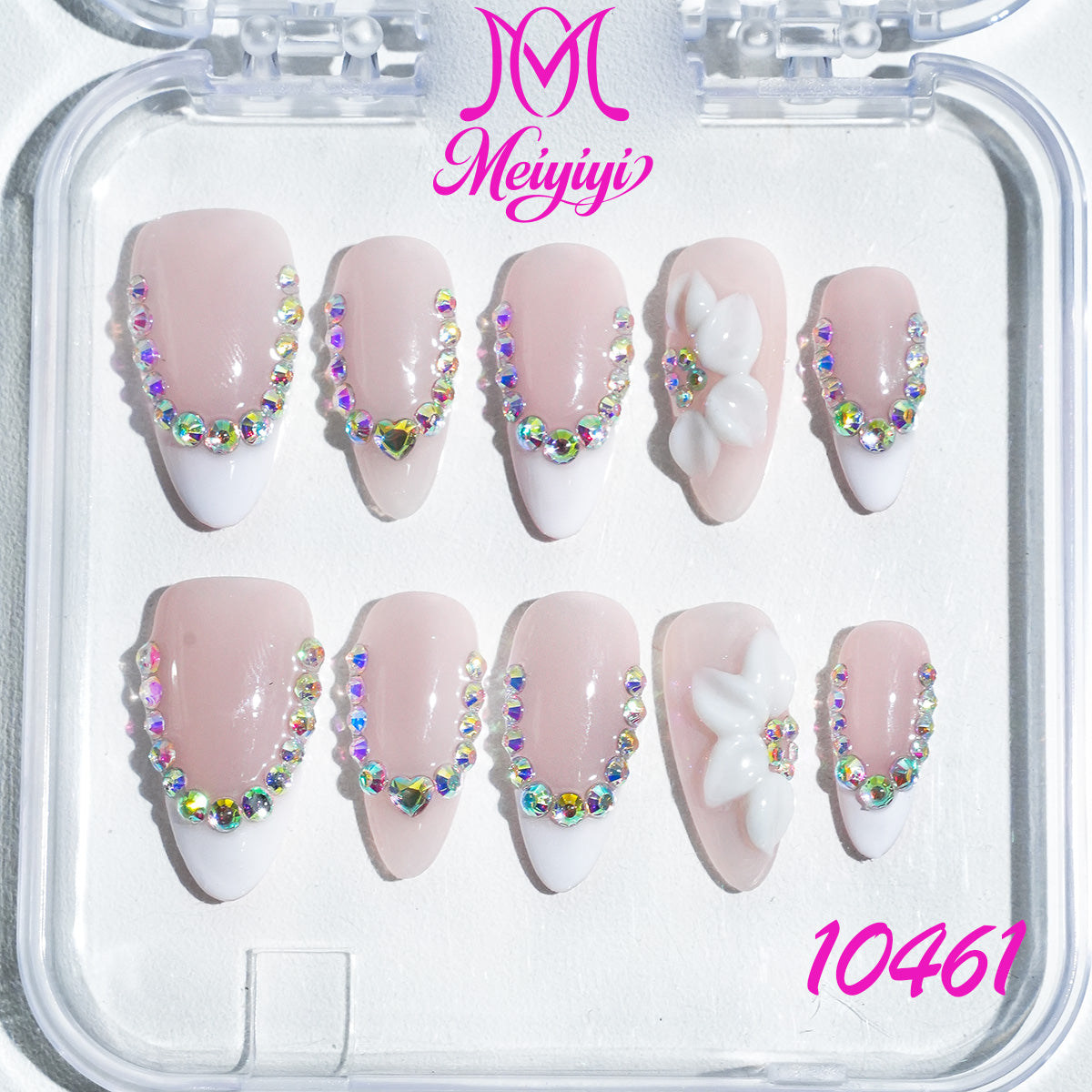 10461-MYY's designer original high-end design customized luxury hand-painted wearable nail art