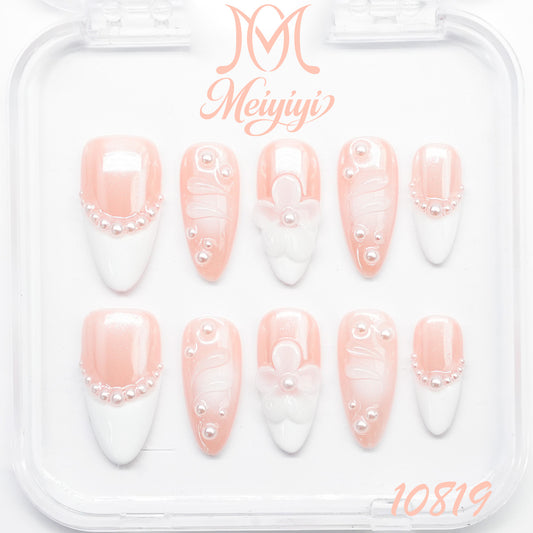10819-MYY's designer original high-end design customized luxury hand-painted wearable nail art